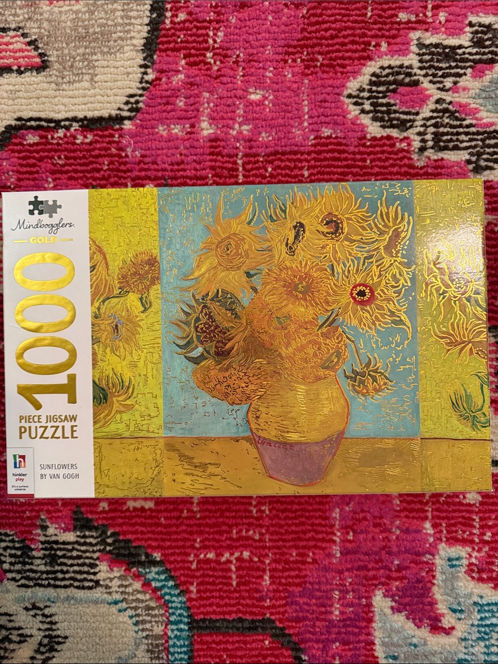Mindbogglers Gold Sunflowers 1000-Piece Jigsaw Puzzle - Yellow